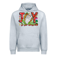 Heather Grey joy to the world Urban Hoodie - CowhideDigitalArt