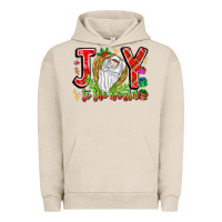 Pigment French Oak joy to the world Urban Hoodie - CowhideDigitalArt