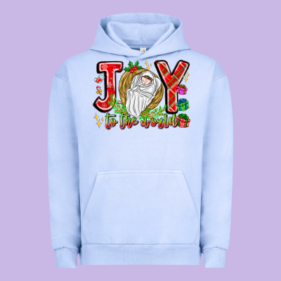 Joy To The World Urban Hoodie Designed By Cowhidedigitalart