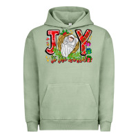 Pigment Oil Green joy to the world Urban Hoodie - CowhideDigitalArt