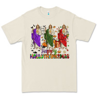 San Judas Happy  Hallothanksmas Premium Tee | Teevron