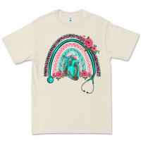 Bone nurse life spring stethoscope heart rainbow Premium Tee - BarkalooDesign