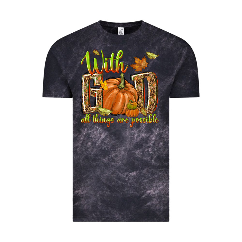 With God All Things Are Possible Vintage Tee by NancyCooperArtShop | Teevron