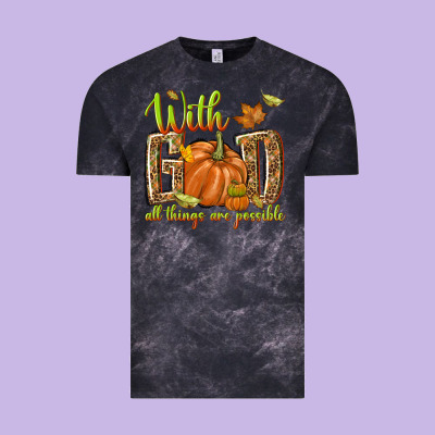 With God All Things Are Possible Vintage Tee Designed By Nancycooperartshop