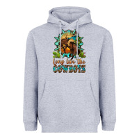 Heather Grey long live the cowboys Heavyweight Hoodie - OliviaCreatesArt