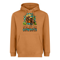Meerkat long live the cowboys Heavyweight Hoodie - OliviaCreatesArt
