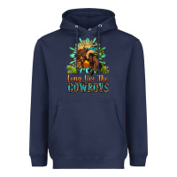 Navy long live the cowboys Heavyweight Hoodie - OliviaCreatesArt