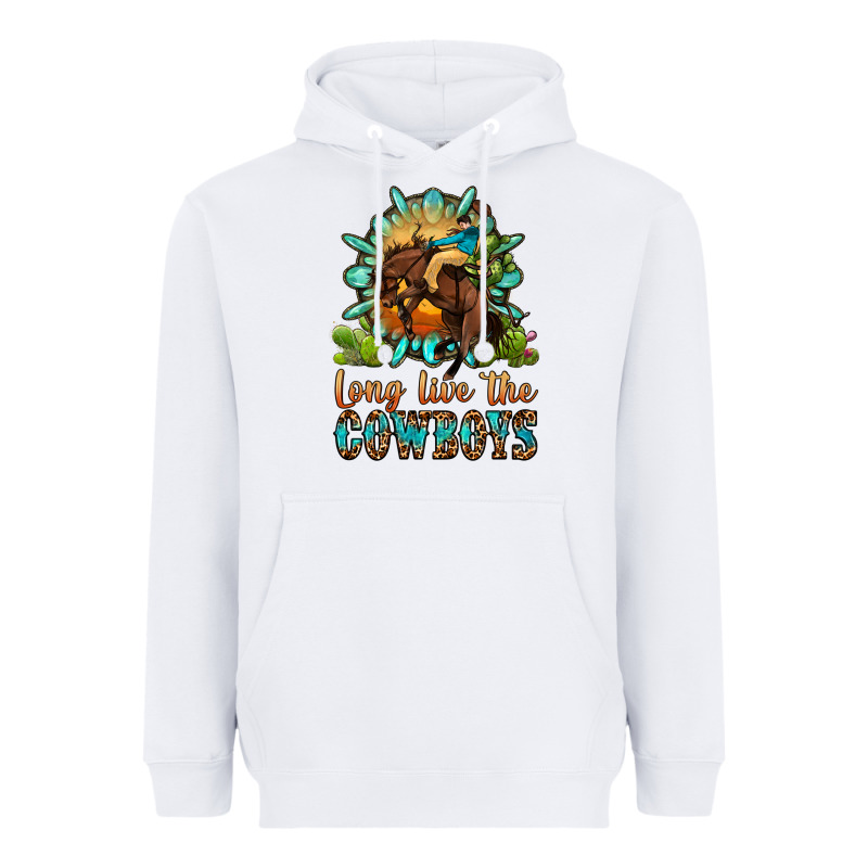 Long Live The Cowboys Heavyweight Hoodie by OliviaCreatesArt | Teevron