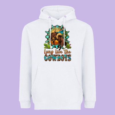 Long Live The Cowboys Heavyweight Hoodie Designed By Oliviacreatesart
