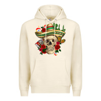 Tofu Di de los muertos with roses Mexico Premium Hoodie - HowdyJamesFarm
