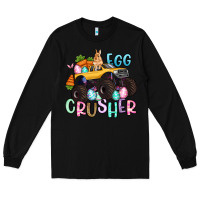 Black egg crusher monster truck easter Long Sleeve Tee - Artiststas