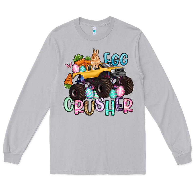 Egg Crusher Monster Truck Easter Long Sleeve Tee by Artiststas | Teevron