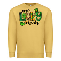 One Lucky Mom St. Patrick's Premium Sweatshirt | Teevron