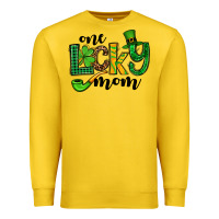 Lemon One lucky mom St. Patrick's Premium Sweatshirt - OliviaCreatesArt