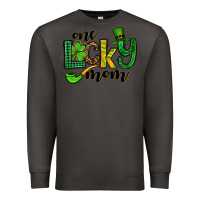 Smoke One lucky mom St. Patrick's Premium Sweatshirt - OliviaCreatesArt