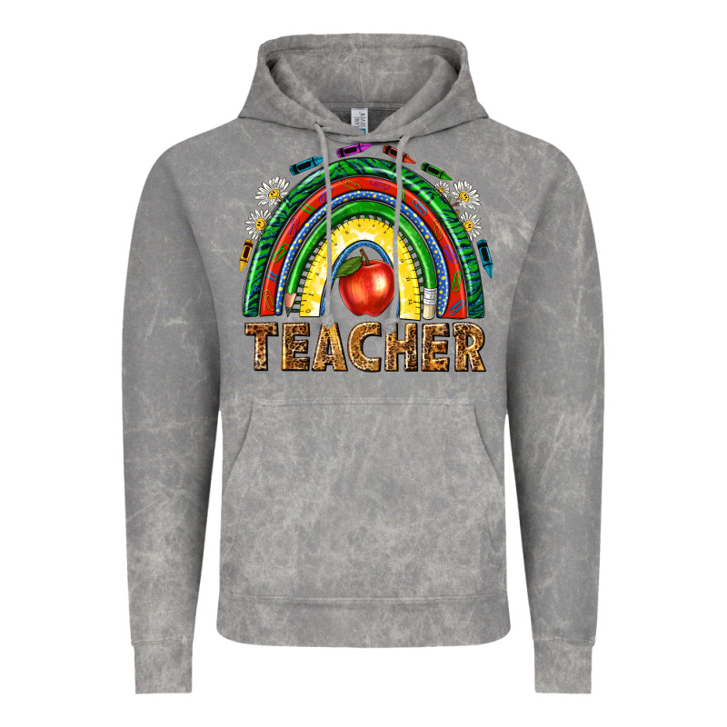 Rainbow Teacher Vintage Hoodie by NancyCooperArtShop | Teevron