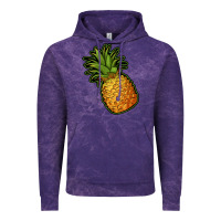 Cloud Purple pineapple Vintage Hoodie - Jasminsmagicworld