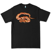 Black Copperhead Snake Illustrations Premium Tee - LillyAllenDesigns