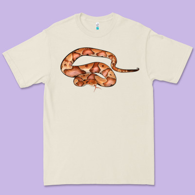 Copperhead Snake Illustrations Premium Tee Designed By Lillyallendesigns