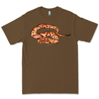 Cacao Copperhead Snake Illustrations Premium Tee - LillyAllenDesigns