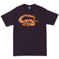 Plum Copperhead Snake Illustrations Premium Tee - LillyAllenDesigns