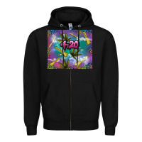 Black 4 20 marijuana holiday Zipper Hoodie - TumblerDesignByShophia