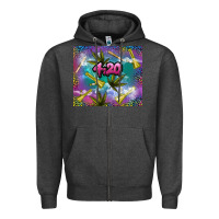 Charcoal Heather 4 20 marijuana holiday Zipper Hoodie - TumblerDesignByShophia