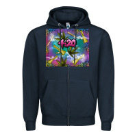 Navy 4 20 marijuana holiday Zipper Hoodie - TumblerDesignByShophia