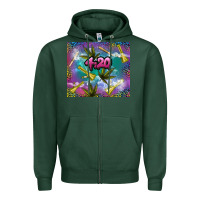 Sports Green 4 20 marijuana holiday Zipper Hoodie - TumblerDesignByShophia