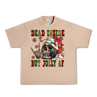 Burro Dead inside but jolly af Urban Heavy Tee - NancyCooperArtShop