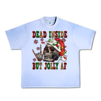 Grape Ice Dead inside but jolly af Urban Heavy Tee - NancyCooperArtShop