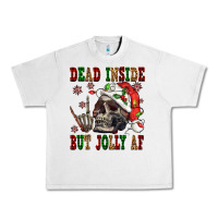 Lunar Rock Dead inside but jolly af Urban Heavy Tee - NancyCooperArtShop