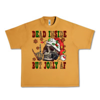 Peanut Butter Dead inside but jolly af Urban Heavy Tee - NancyCooperArtShop