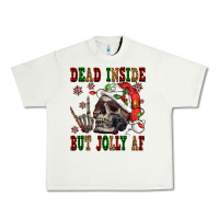 Pistachio Dead inside but jolly af Urban Heavy Tee - NancyCooperArtShop