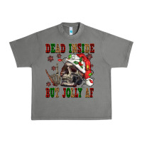 Tornado Dead inside but jolly af Urban Heavy Tee - NancyCooperArtShop