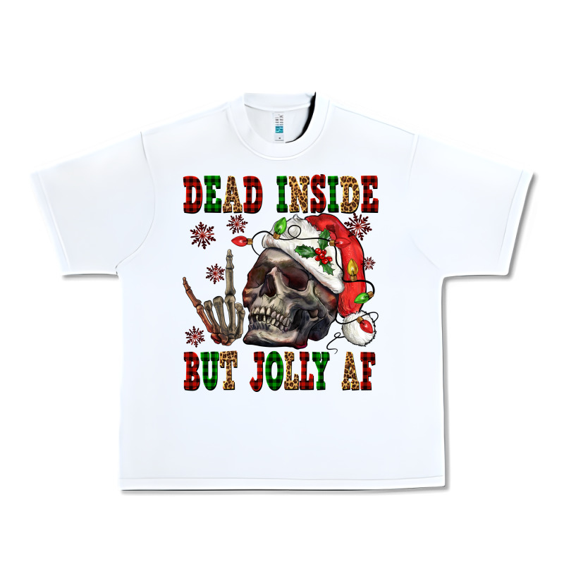 Dead Inside But Jolly Af Urban Heavy Tee by NancyCooperArtShop | Teevron