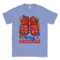 Colony Blue Merry crocmas Classic Tee - NancyCooperArtShop