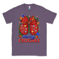 Lavender Merry crocmas Classic Tee - NancyCooperArtShop