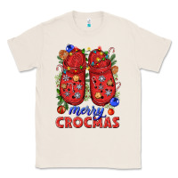 Natural Merry crocmas Classic Tee - NancyCooperArtShop