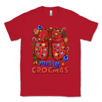 Red Merry crocmas Classic Tee - NancyCooperArtShop