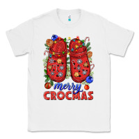 White Merry crocmas Classic Tee - NancyCooperArtShop