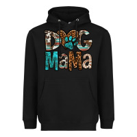 Black dog mama Heavyweight Hoodie - OliviaCreatesArt