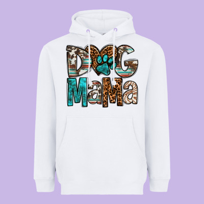 Dog Mama Heavyweight Hoodie Designed By Oliviacreatesart
