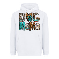 White dog mama Heavyweight Hoodie - OliviaCreatesArt
