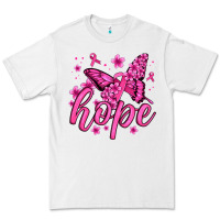 White hope breast cancer butterfly Premium Tee - Jasminsmagicworld