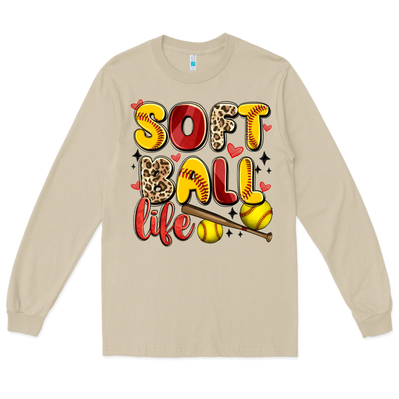Softball Life Long Sleeve Tee by Artiststas | Teevron
