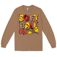 Toasted Coconut softball life Long Sleeve Tee - Artiststas