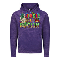 Cloud Purple jingle bell rockin' Vintage Hoodie - MaliasSmallBusiness