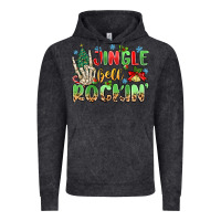 Vintage Black jingle bell rockin' Vintage Hoodie - MaliasSmallBusiness