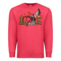 Cardinal western love for cowgirls olivia Premium Sweatshirt - OliviaCreatesArt